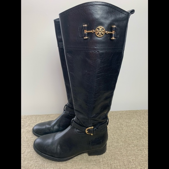 Tory Burch Black Nadine Riding boot - Picture 2 of 8